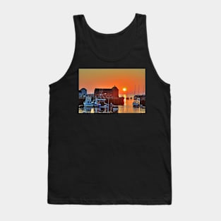 The sun rising by motif number 1 in Rockport MA Tank Top